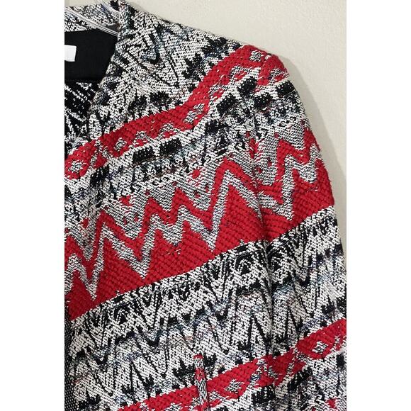 IRO Kroe Jacket Blazer Multi Color Textured Size 38 Tribal Art To Wear Aztec - Picture 5 of 10
